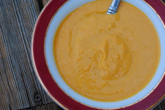 creamy pumpkin soup
